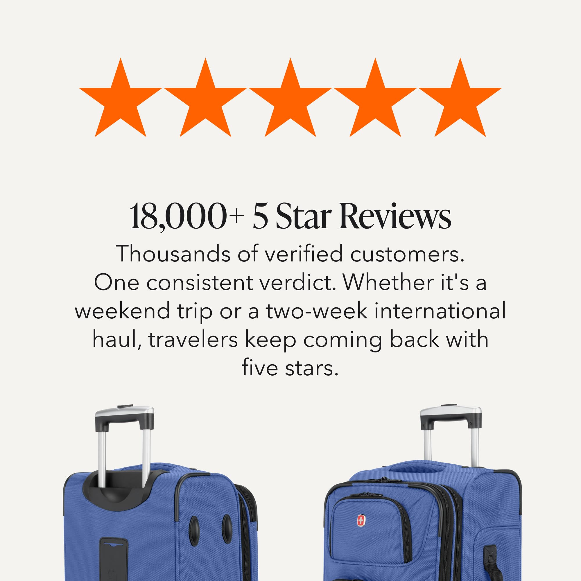 SWISSGEAR Sion Carry-On/Large Softside Expandable Spinner Luggage Set, Lightweight, Regatta, 2-Piece Set (21/29-Inch) view 9