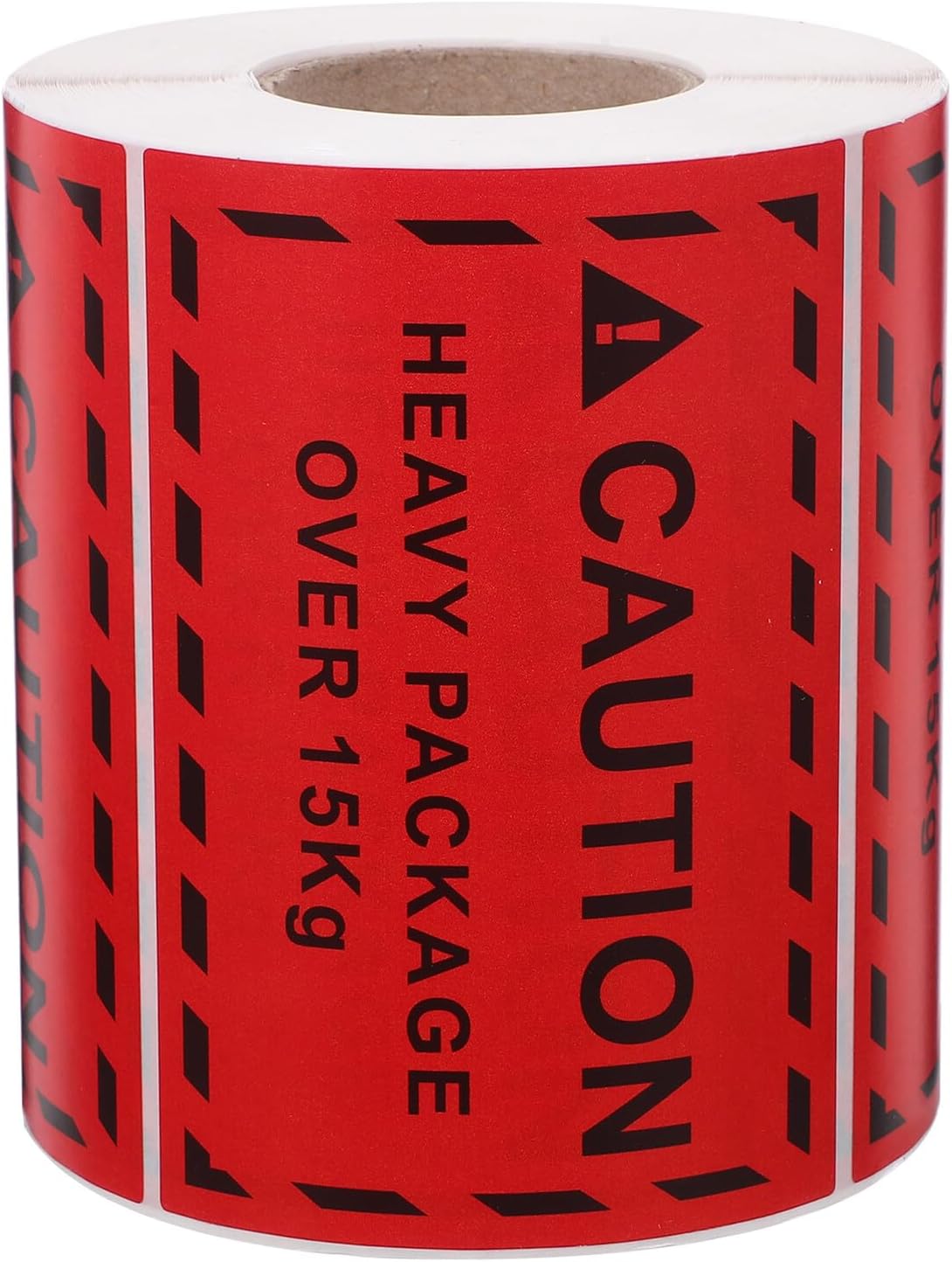 500 Pcs Red Overweight Warning Labels 15kg Heavy Package Stickers High Adhesive Shipping Caution Tags for Parcel Handling