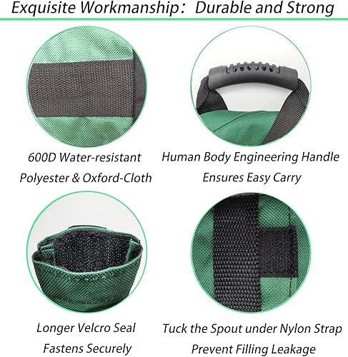 Miniatura 3 de Bolsa de descanso de tiro para rifles sin llenar, táctica 600D resistente al agua Oxford soporte para sacos de arena para tiro al aire libre y caza