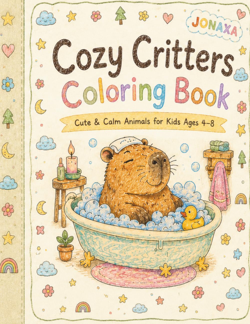 COZY CRITTERS Colouring Book