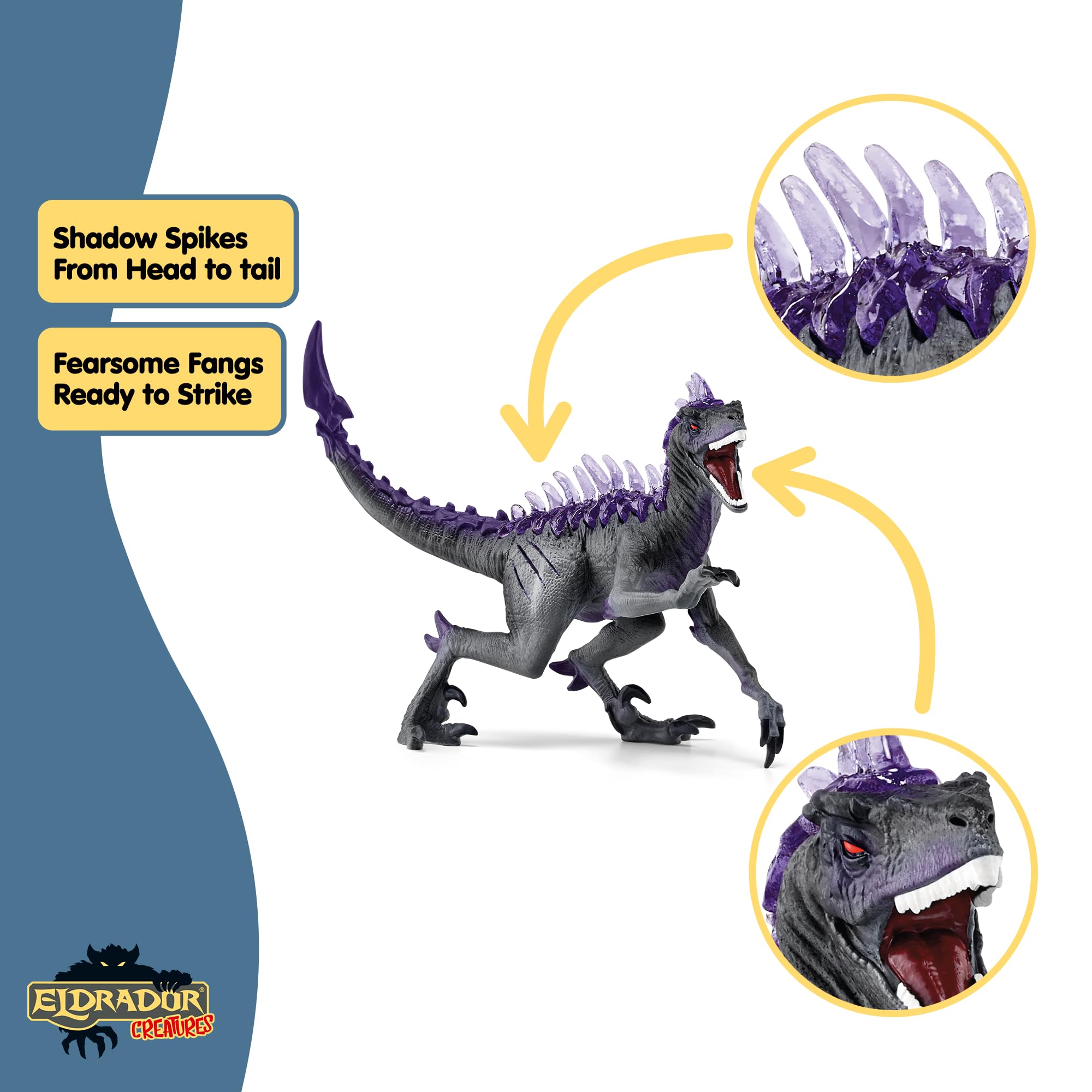 Amazon.co.jp: Schleich Eldrador Creatures - 7インチ シャドウ