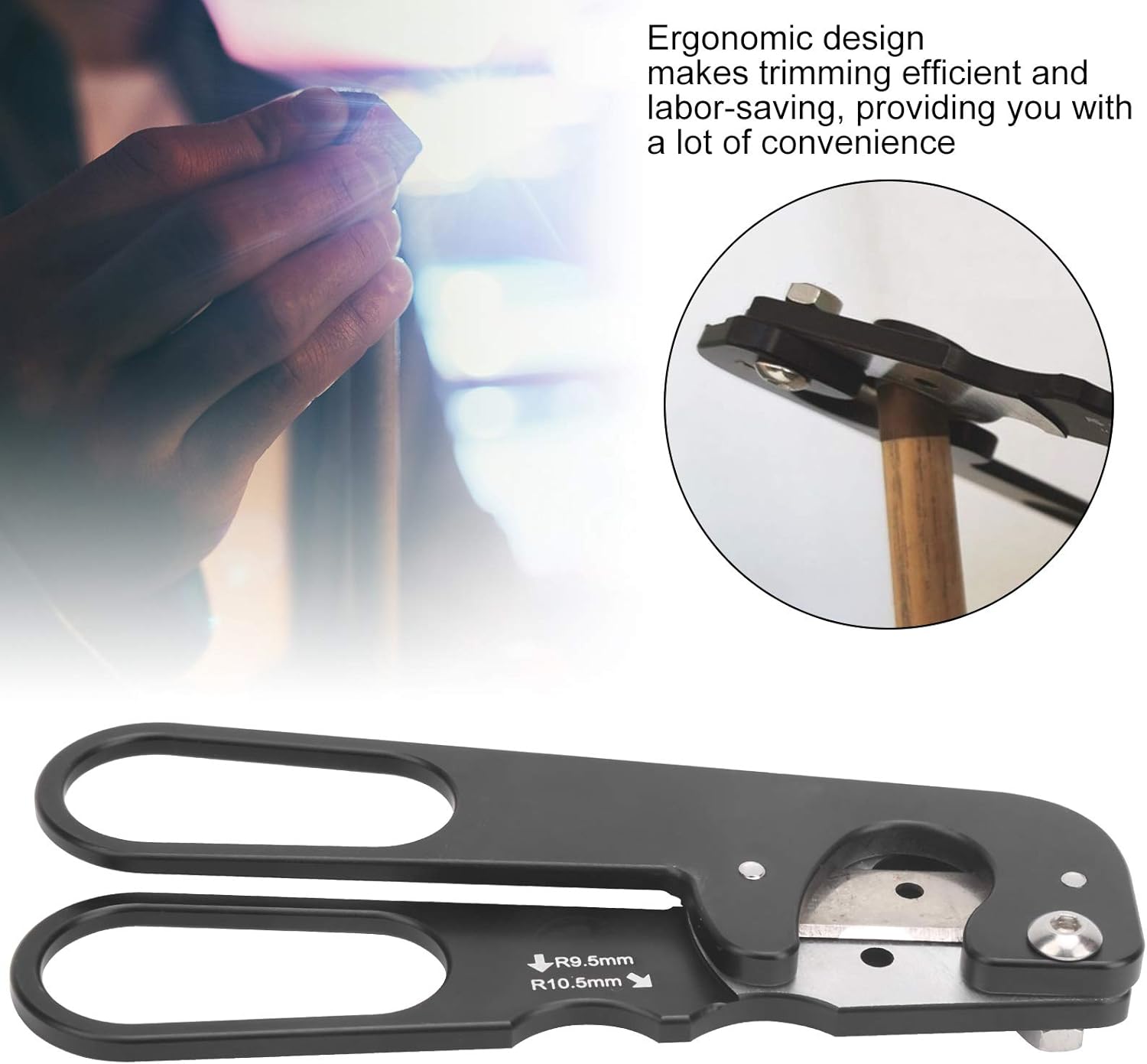 Tip cutting machine and Shaper Tool Stainless Steel trowel Detachable for Pool Billiard Accessories with accurate Cutting and Ergonomic Design for Easy Trimming of Tips