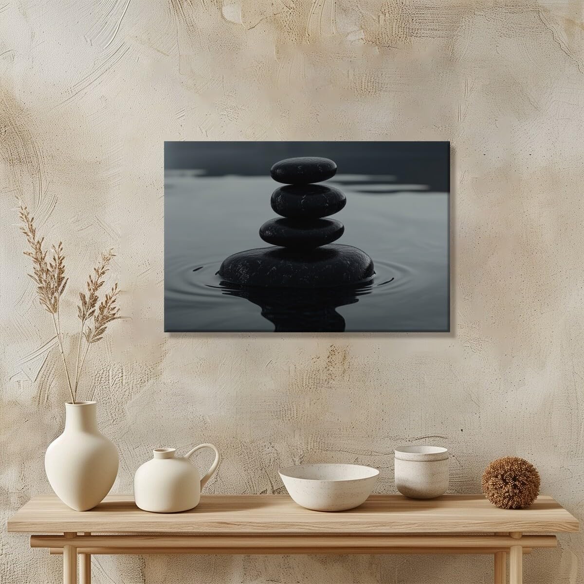 Amazon.com: Black and White Zen Poster Chinese Canvas Wall Art