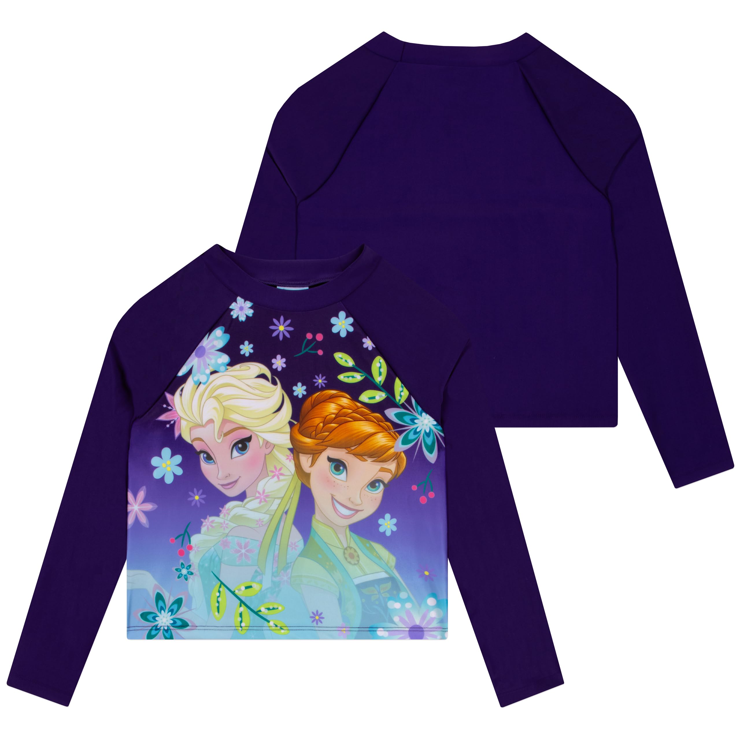 Disney Traje De Baño Froze n, Traje De Baño Elsa Y Anna, Bañador Niña Natacion Mangas Largas, Edad 2 A 10 Años