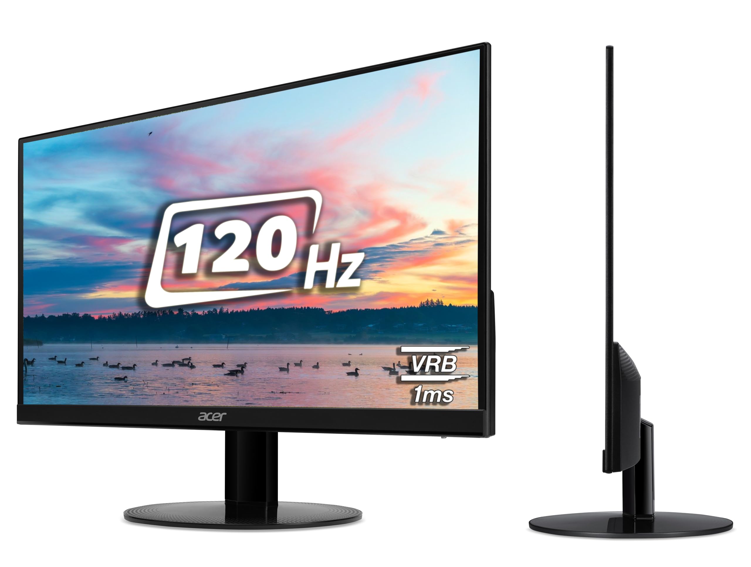 Acer SA240Y G 23.8 Inch Full HD IPS Ultra-Slim (6.6mm) Backlight LED LCD Monitor I Fast 120Hz Refresh Rate I 1 MS VRB I AMD Free Sync I 1xHDMI 1xVGA I Stereo Speakers I Eye Care I Eco Friendly I Black (B081FM1M3X) Amazon Price History, Amazon Price Tracker