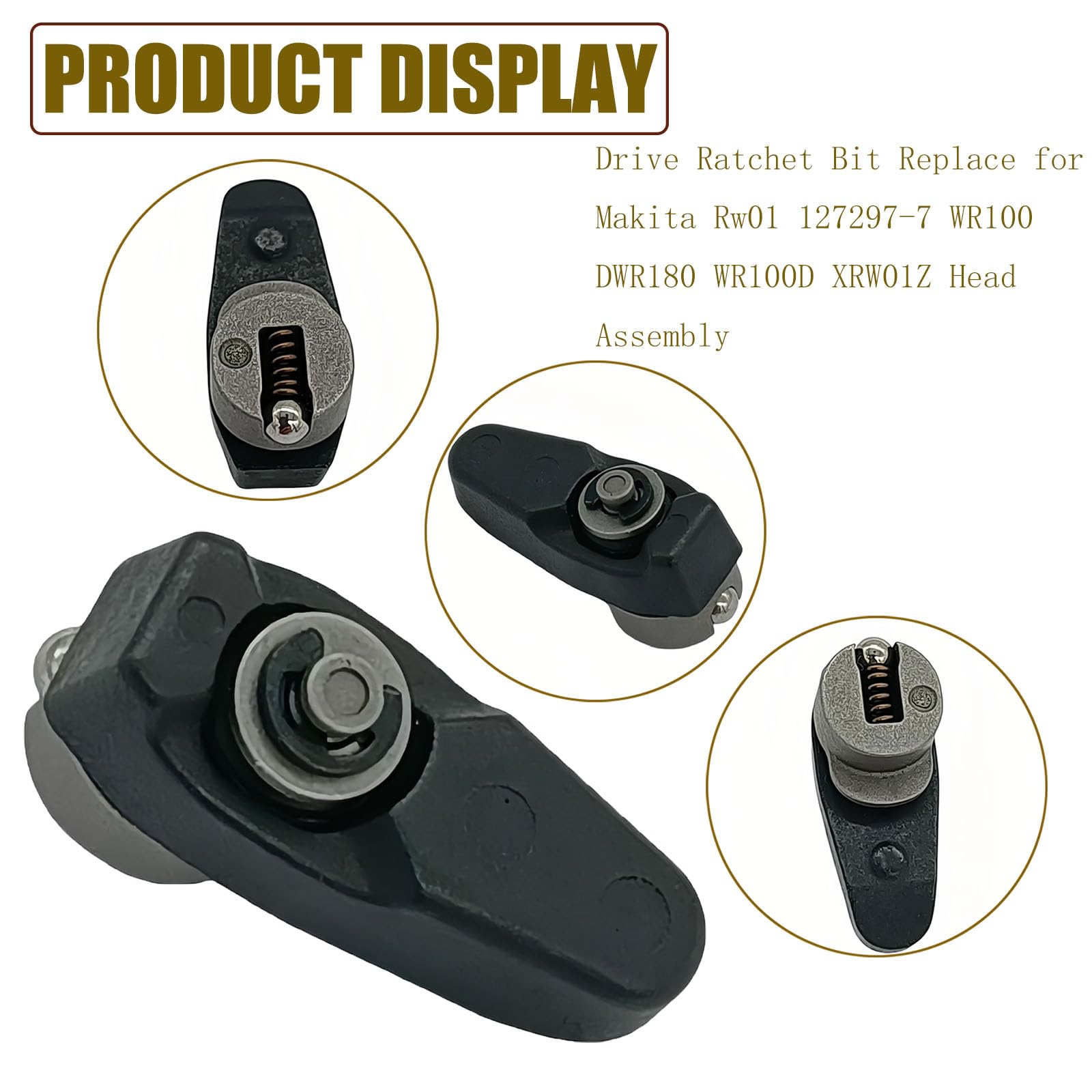 127297-7 Replace for Makita Rw01 WR100 DWR180 WR100D XRW01Z