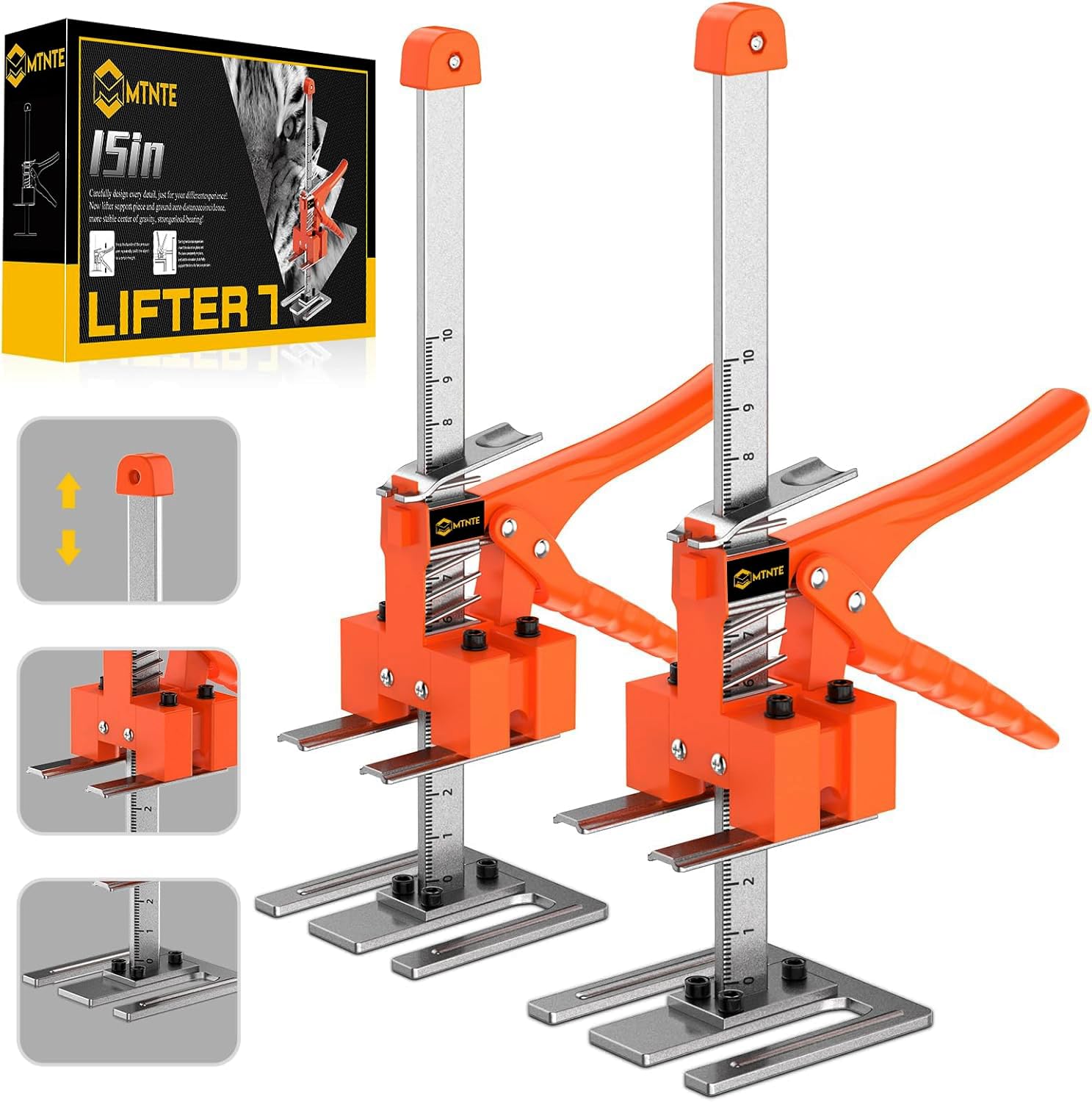 Amazon.com: Labor Saving Arm Jack Handle 2 Pack,15 in Construction