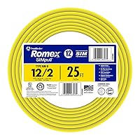Vista 2 de Southwire Romex SIMpull 7.6 m 12/2 Sólido CU NM-B C/T Alambre, 28828221