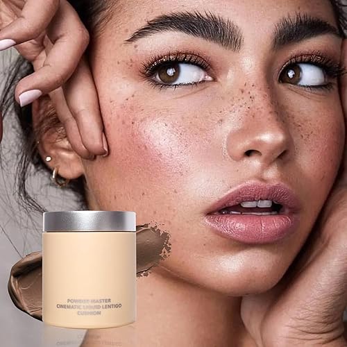 Miniatura 7 de AKARY Cojín de aire para pecas, pecas líquidas, pecas para tatuajes, pecas líquidas, pecas realistas, impermeable, de larga duración, secado rápido,