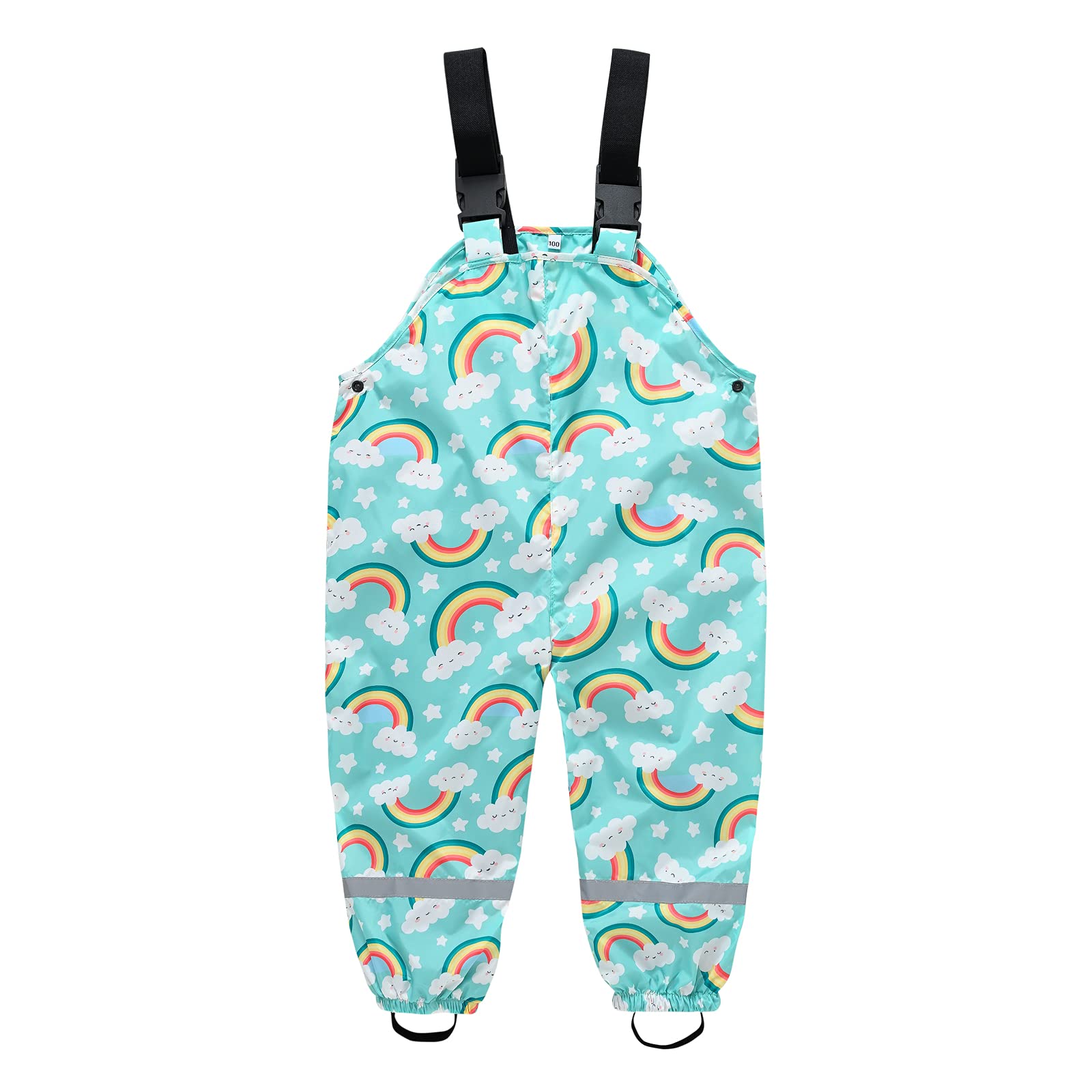 Pantalones de Lluvia para niños, Impermeables, con Tirantes de Barro, Peto para la Lluvia, Peto sobre Pantalones, Traje de Nieve para niños y niñas al Aire Libre