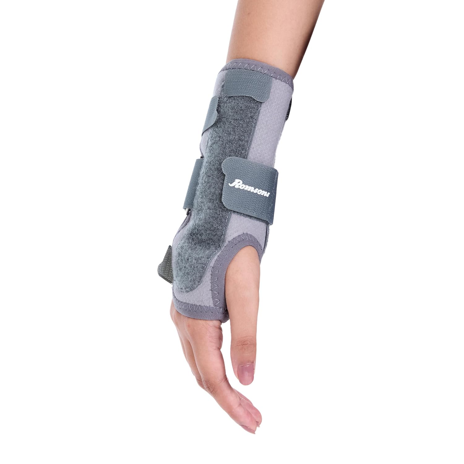 Gray Splints Buy Romsons Wrist Splint Ambidextrous for Pain Relief |Grey - Large ...