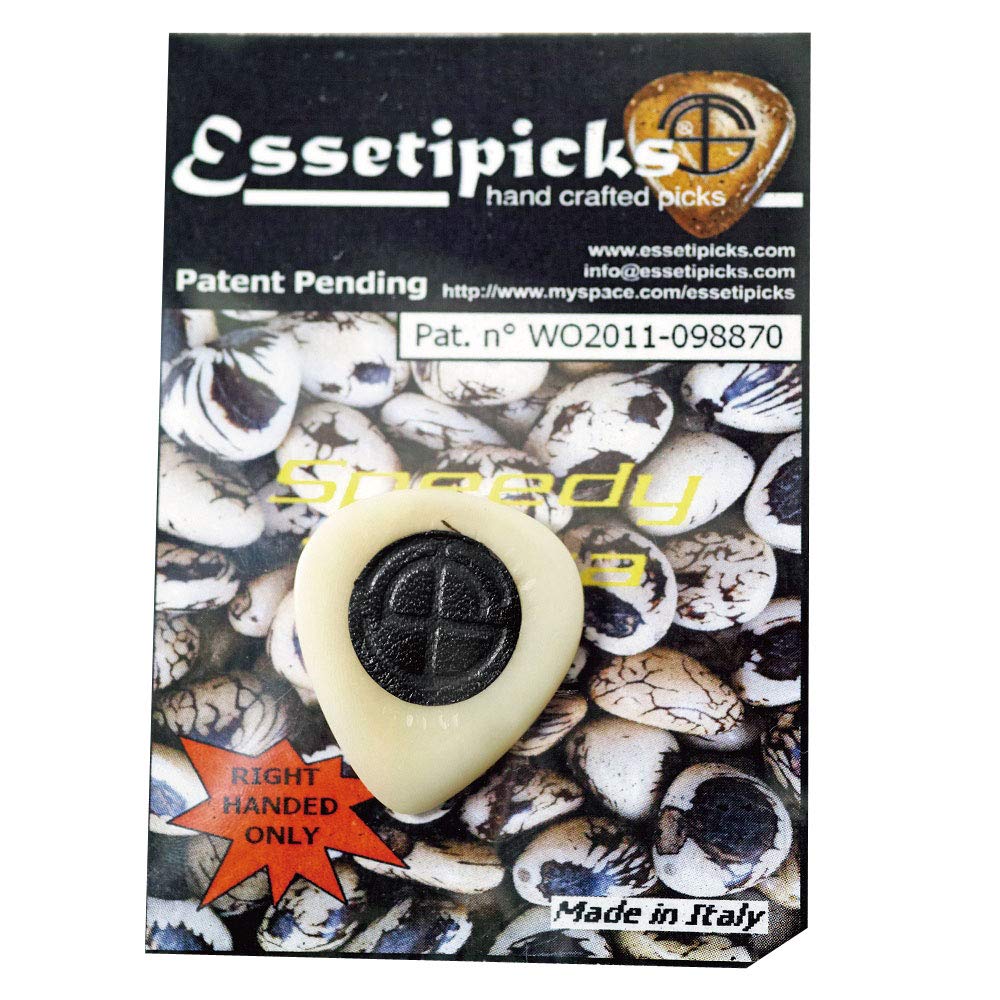 Amazon.co.jp: Essetipicks Speedy Tagua Black ギターピック