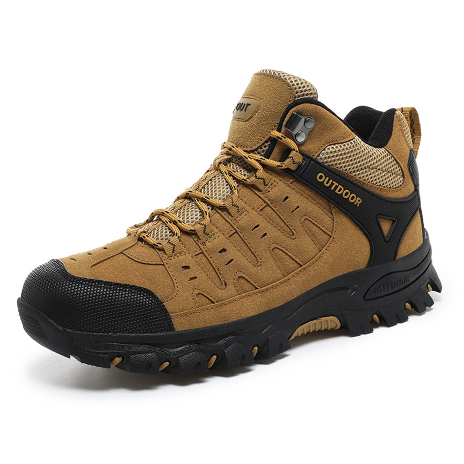 ENEN Scarpe Trekking Uomo Estive, Scarpe Escursionismo impermeabili Scarpe Arrampicata Traspirante Outdoor Scarponi da Montagna Leggeri Antiscivolo per gli Appassionati di Trekking