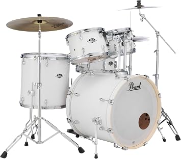 Pearl EXX725/C 5-Piece Export Standard Drum Set with Hardware - Pure White