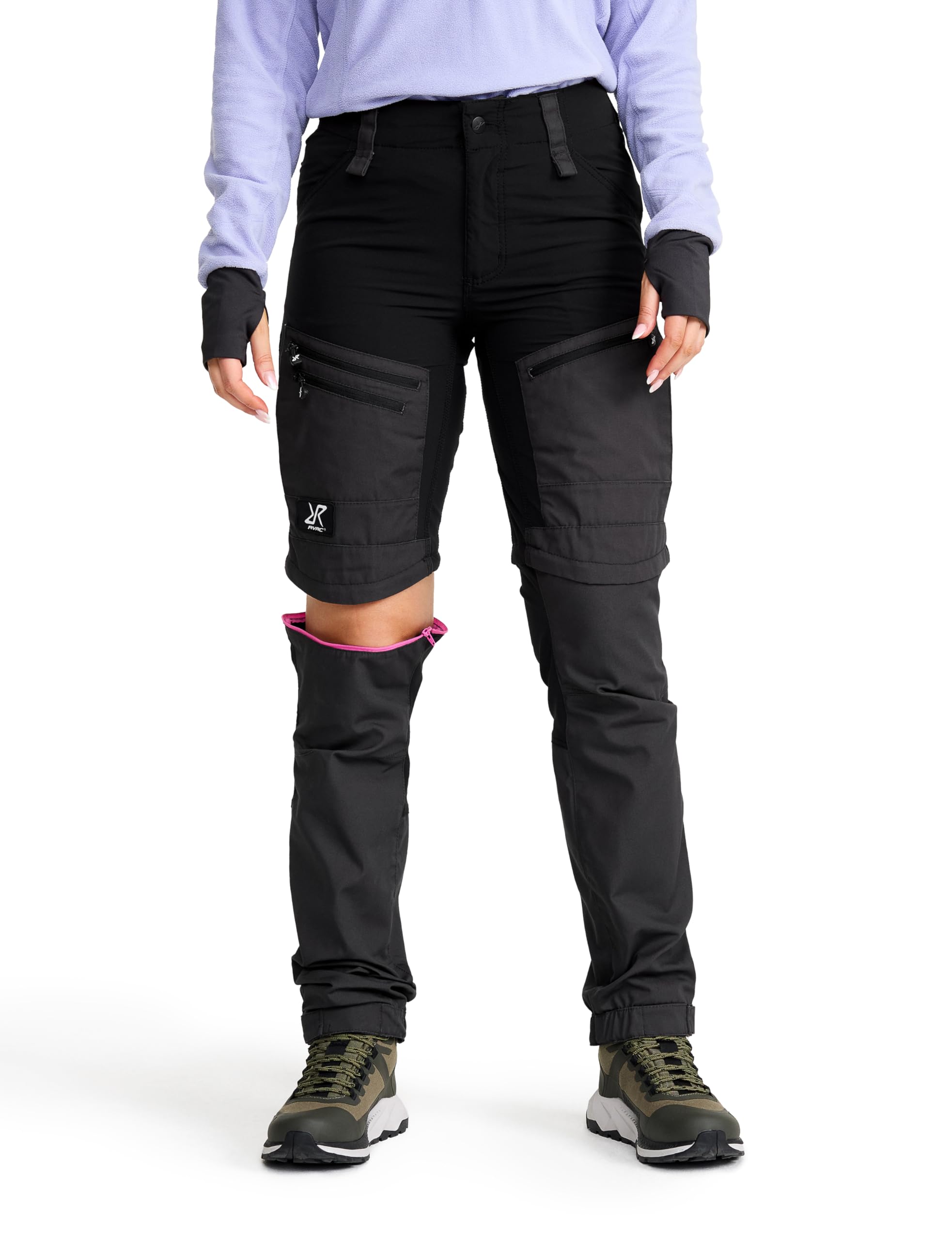 RevolutionRace Damen RVRC GP Pro Zip Off Pants, strapazierfähige, belüftete und wandelbare Hose für alle Outdoor-Aktivitäten