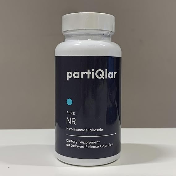 partiQlar NR Supplement - High Purity Nicotinamide Riboside Capsules - NAD+ Booster for Anti-Aging, Cellular Energy & Repair - Alternative to NMN - 60 Veggie Capsules
