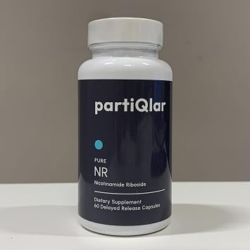 partiQlar NR Supplement - High Purity Nicotinamide Riboside Capsules - NAD+ Booster for Anti-Aging, Cellular Energy & Repair - Alternative to NMN - 60 Veggie Capsules