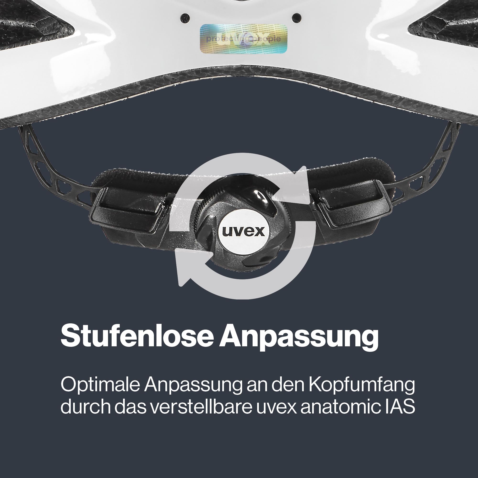 uvex i-vo 3D - Leichter Allround-Helm für Damen und Herren - individuelle Größenanpassung - erweiterbar mit LED-Licht