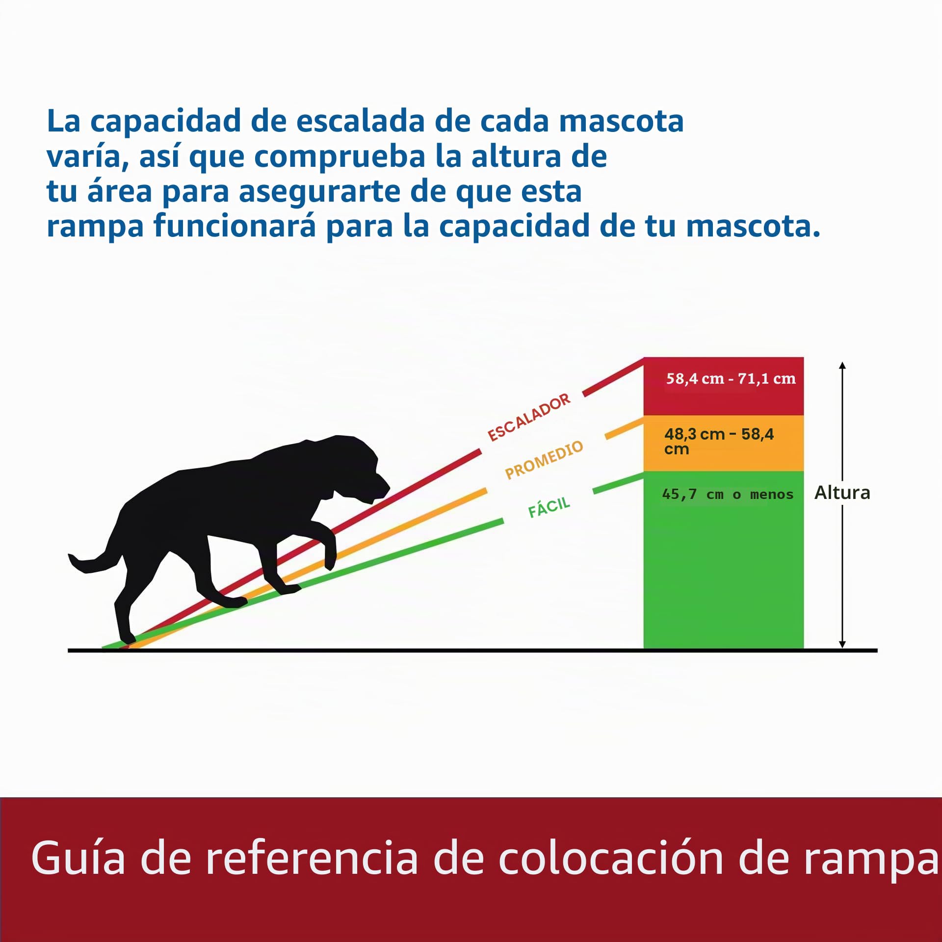 Trixie Pet 3939 - Rampa Plástico Petwalk, Negro, 155 x 38 x 8 cm | Rampa plegable para perros con superficie de alta tracción, ideal para coches y SUV, plegable, fácil de almacenar y limpiar