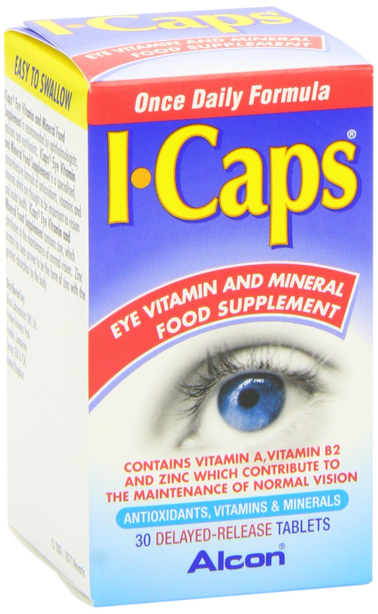 I-Caps Lutein and Zeaxanthin Dietary Supplement for Healthy Eyes 30 Tablets — Amazon image 4