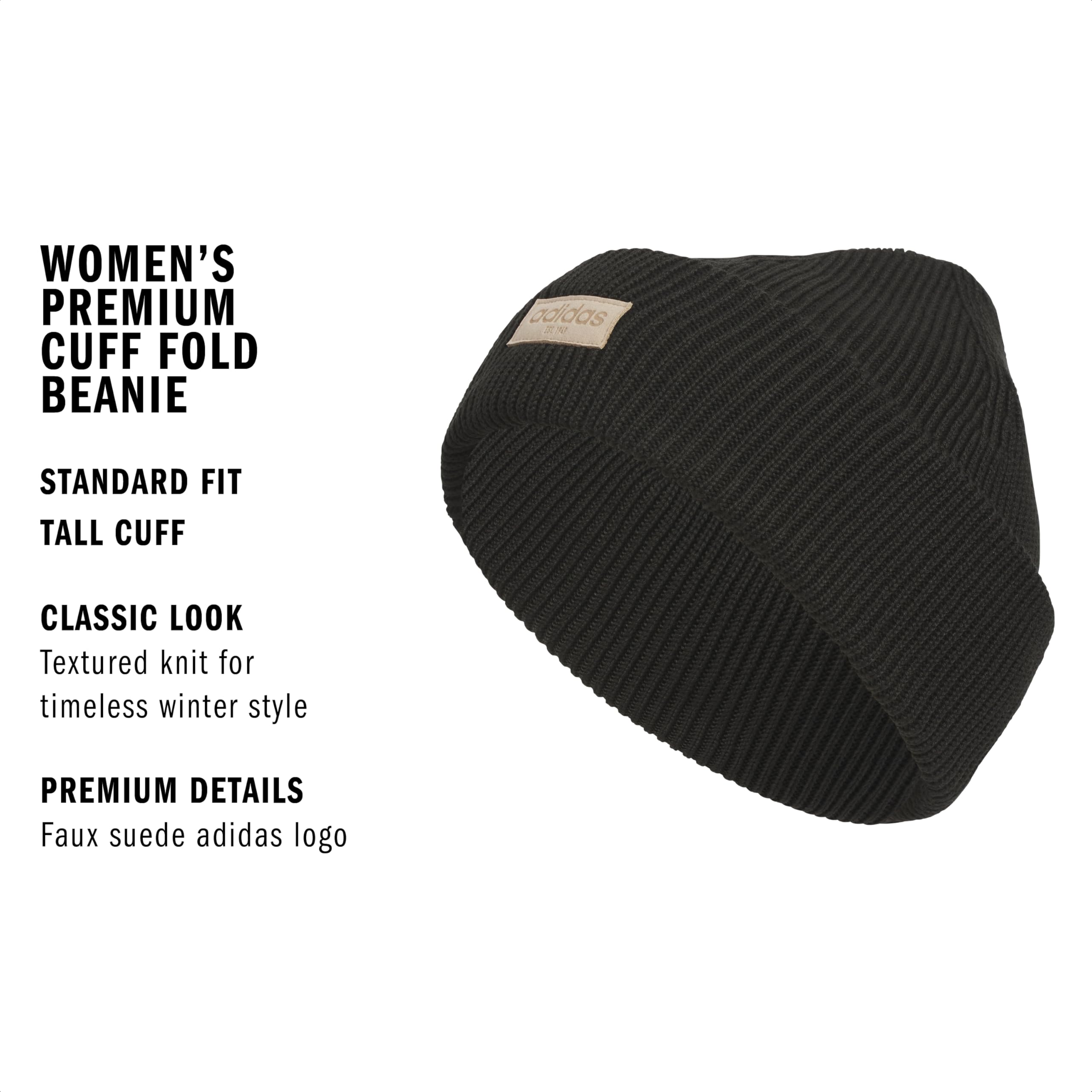 adidas Czapka zimowa Kobiety Premium Cuffed Beanie, Ribbed Knit Winter Hat/Cap