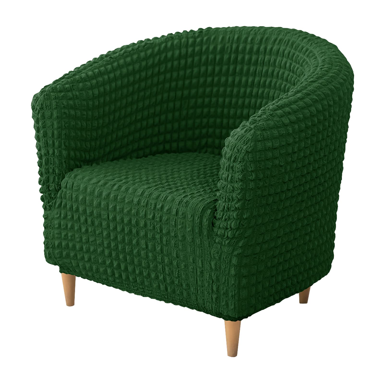Housse douce pour fauteuil club créez un coin lecture cosy vert foncé