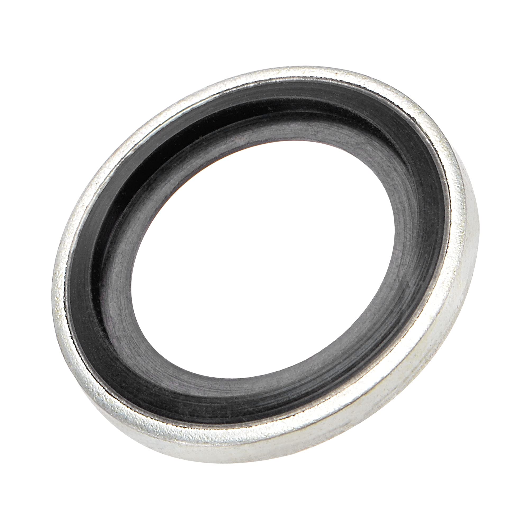 MECCANIXITY Bonded Sealing Washers M16 21.5x13.8x3mm Carbon Steel Nitrile Rubber Gasket, Pack of 10