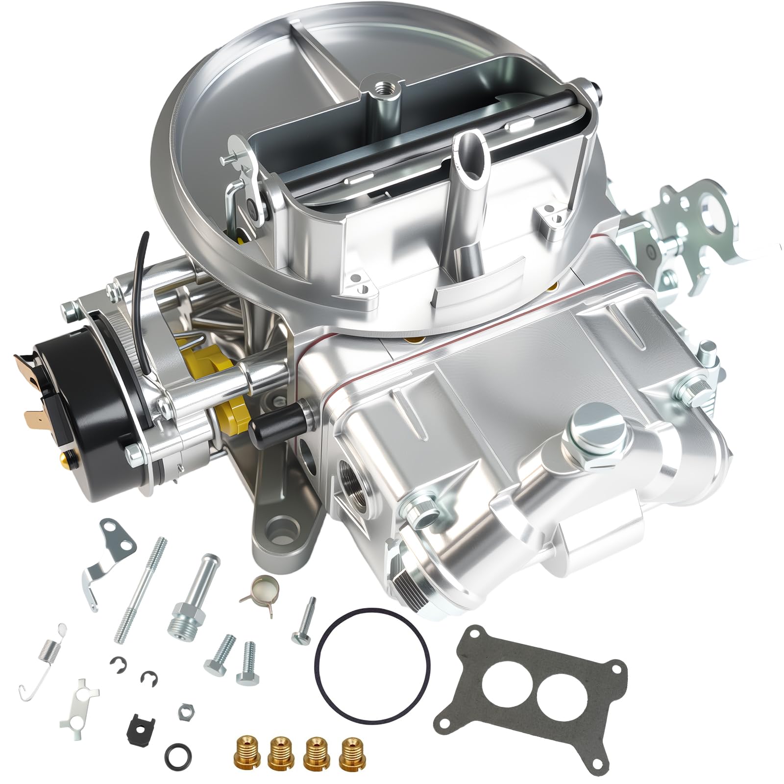 View 1 of 0-80350 Carburetor 350CFM 2BBL Electric Choke Carburetor Replacement for Holley 2300 350CFM, Compatible with GMC CJ5 CJ7 F100 Models