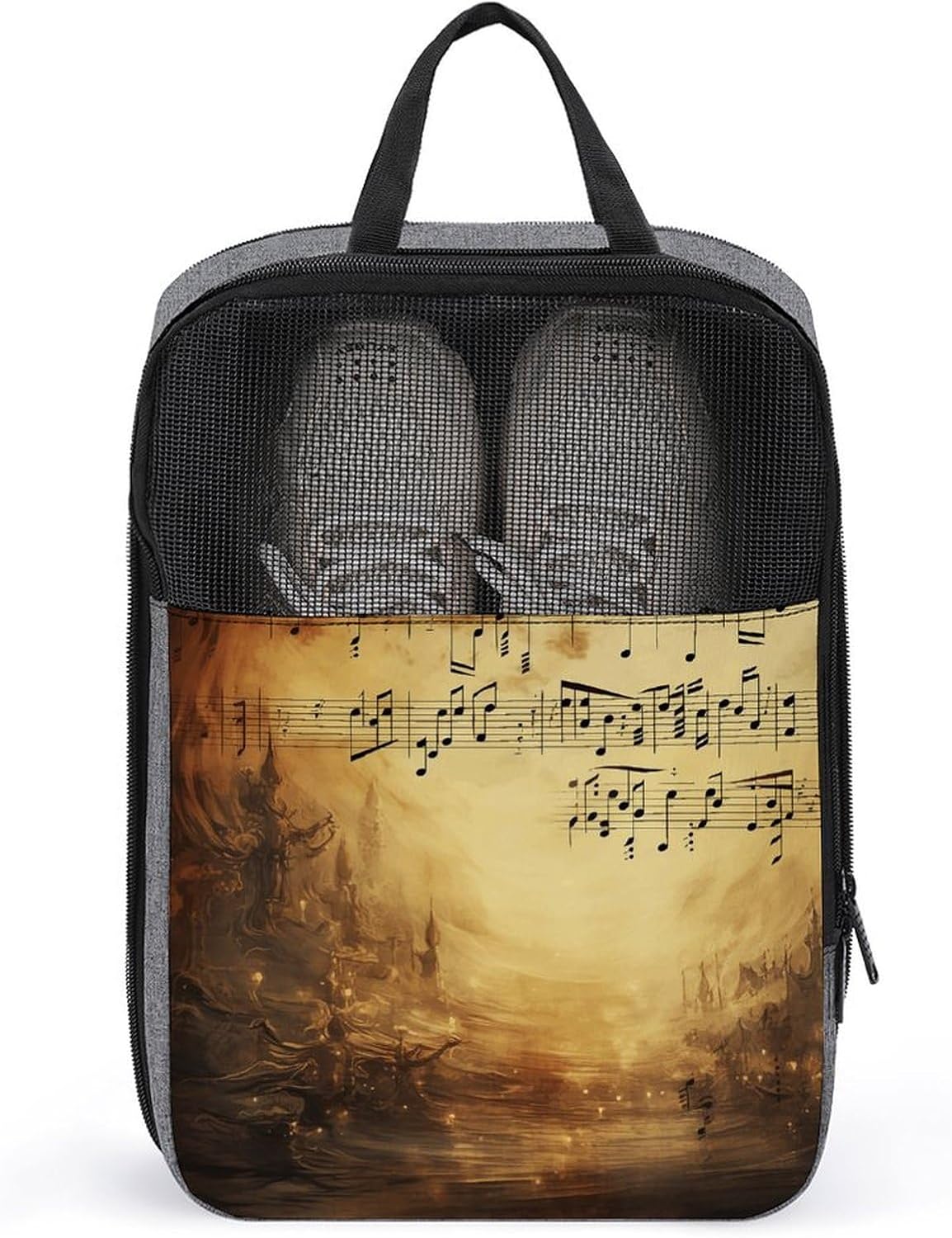 Shoe Bag, Sheet Music Printed Shoe Bag,storage Hanging Shoe Bag,bath Towel Storage Bag