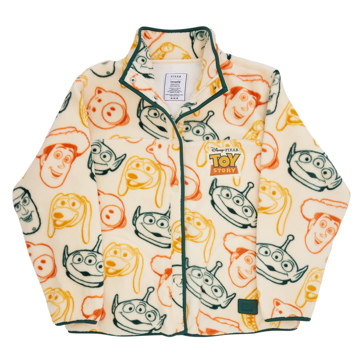 Loungefly Pixar Toy Story 30Th Anniversary Snap Front Jacket