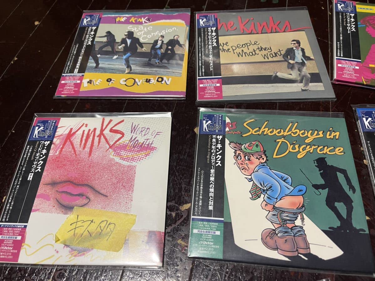 ザ・キンクス 紙ジャケ4枚セット DU特典BOX付き ザ・キンクス 紙ジャケ 
