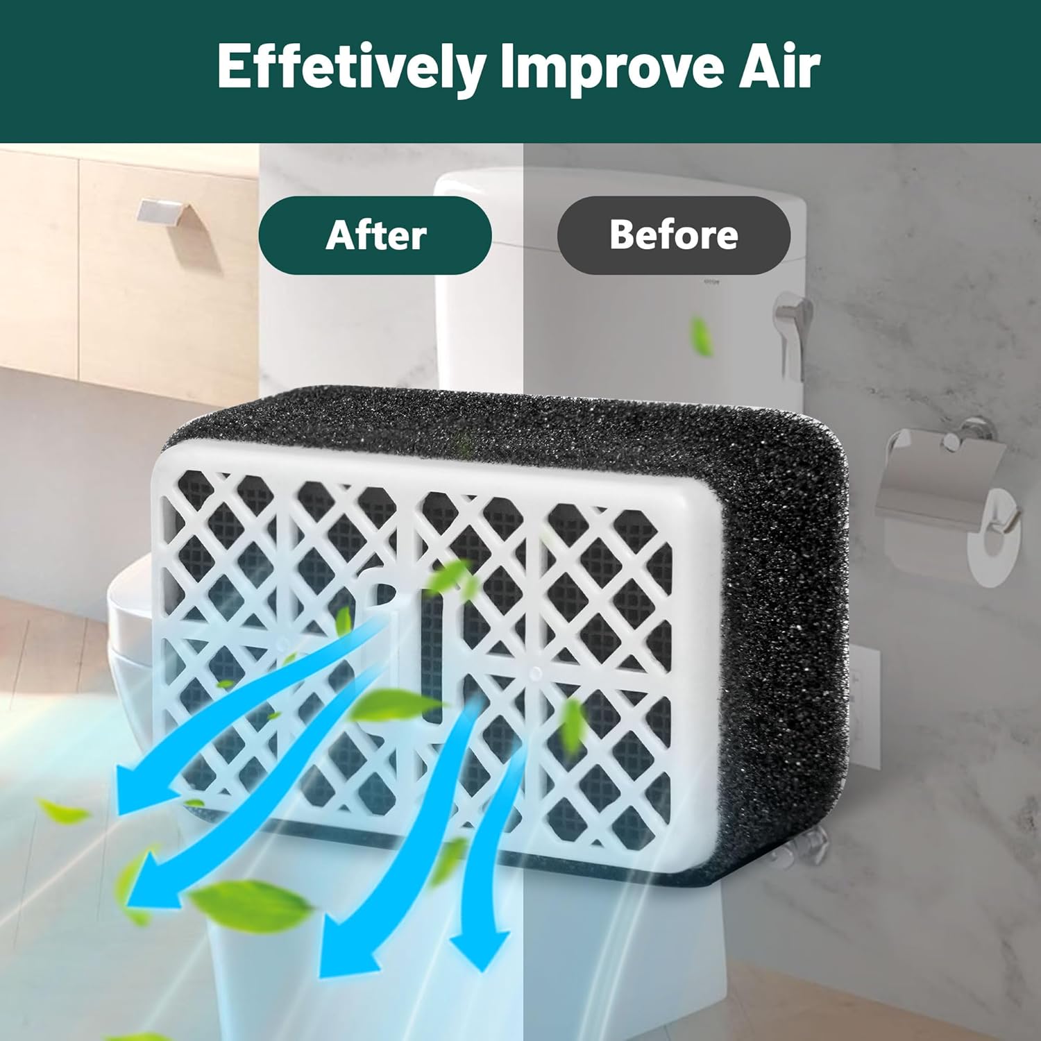 4 Pack Washlet Deodorizer Filter Compatible with TOTO THU6474-01/THU6474#01 THU6072 Washlets S550E C5 C2 SW3074 SW3054T40 SW3056T40, Bathroom Toilet Carbon Filter