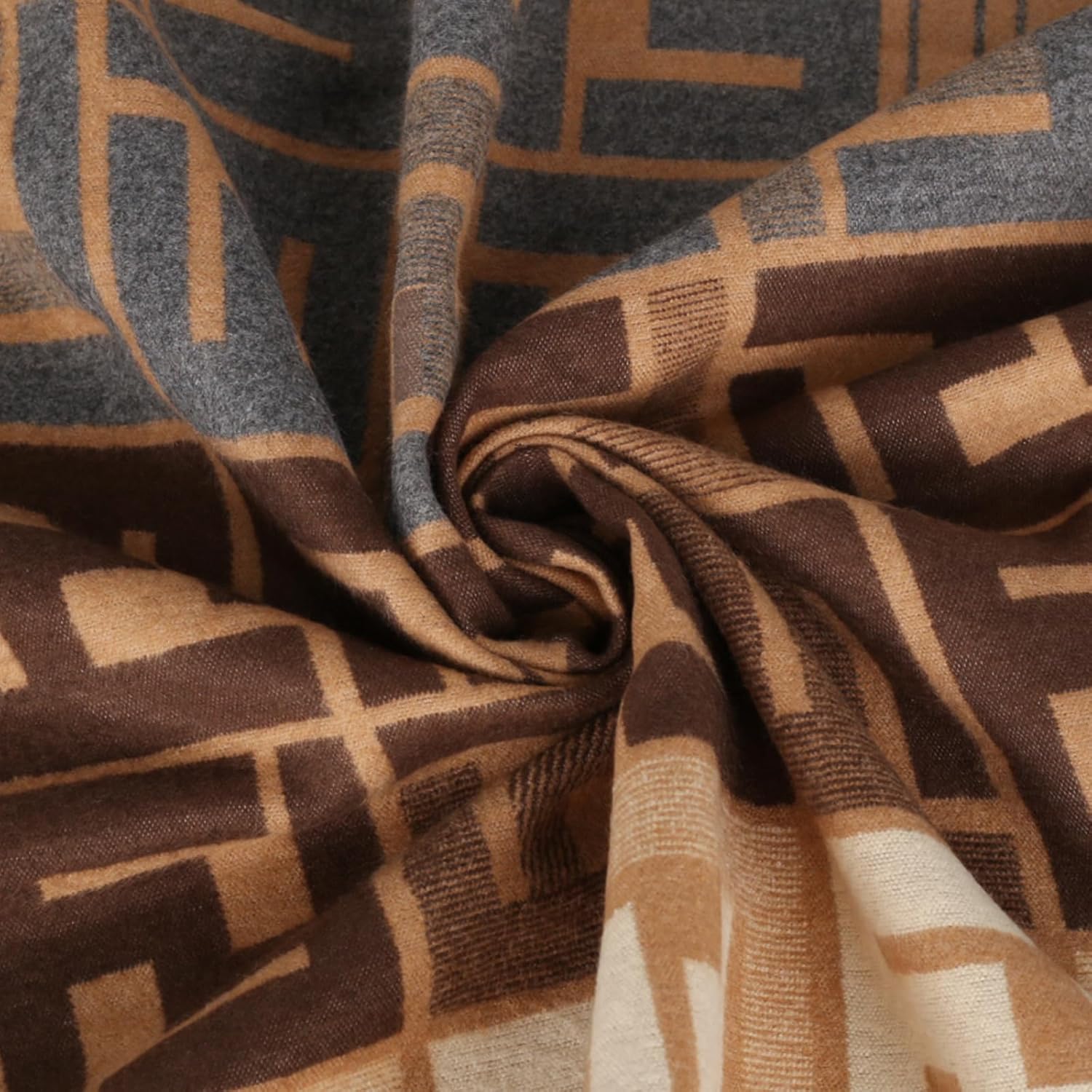 Scarfs for Women Pashmina Silky Shawl Wrap for Evening Dressing Blanket Open Front Poncho Cape - Image 3