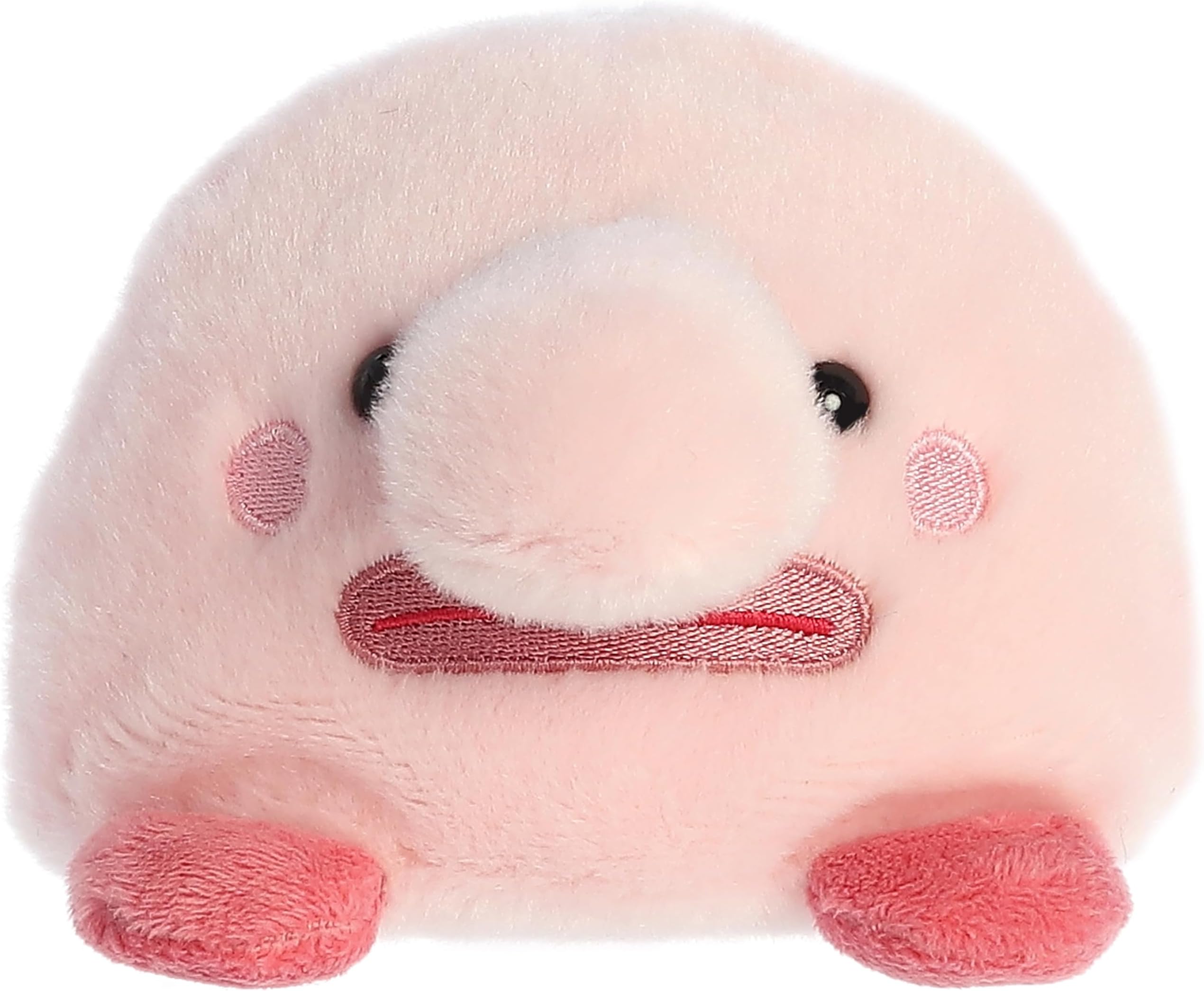 Aurora® Adorable Palm Pals™ Bart Blobfish™ Stuffed Animal - Pocket-Sized Play - Collectable Fun - Pink 5 Inches