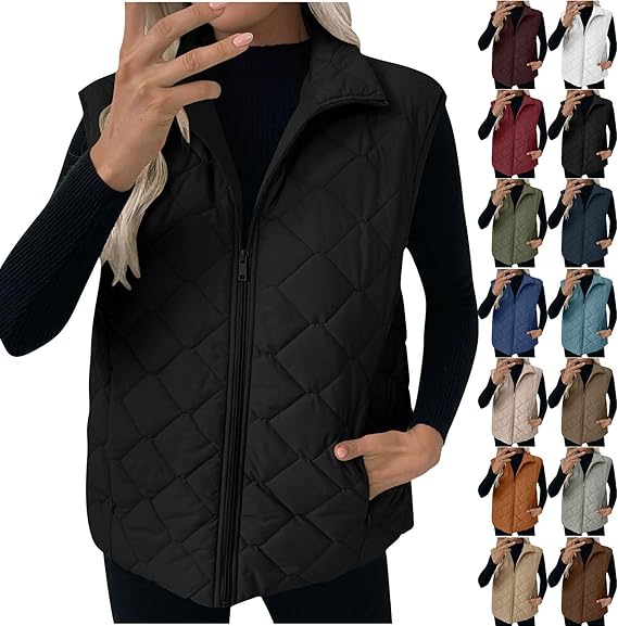 Unisex Heated Vest 8 Zone Heating USB Heat Waistcoat Winter Warm Lightweight Zipper Down Jackets for Fishing Golf