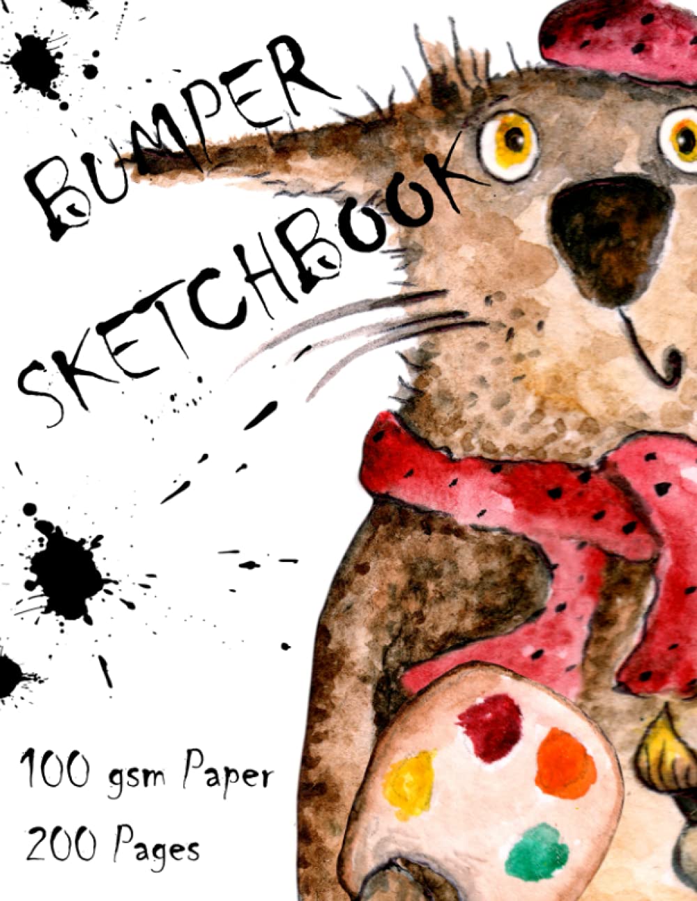 Bumper Sketchbook: 200 pages Blank white paper: Drawing pad: 8.5" x 11" :Creative Doodling sketch book: (cat Sketchbooks)