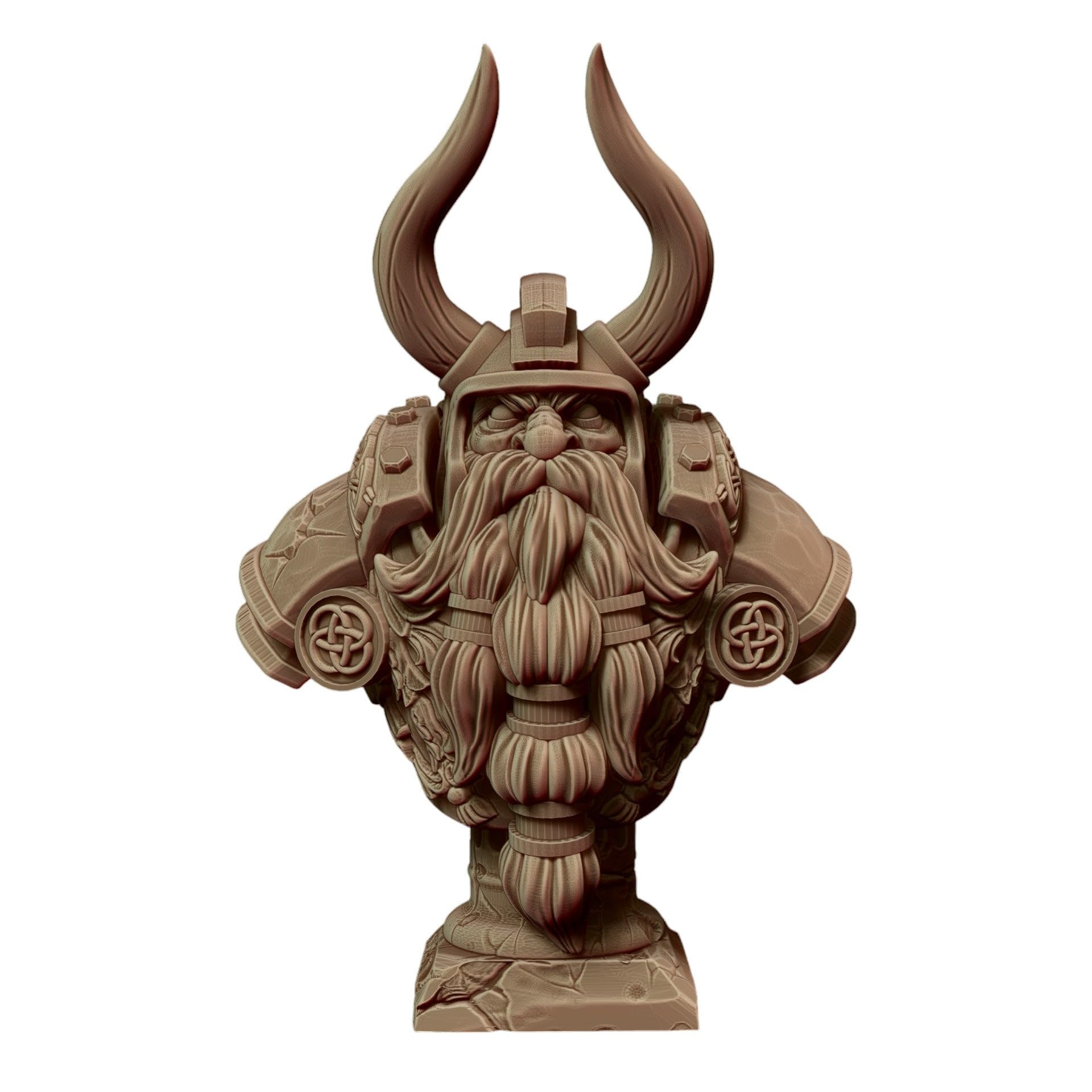 TYL | King's Bust |- Gray Unpainted Miniature Fantasy Miniatures for War Gaming, RPG 28mm - Scale Figures, Detailed Tabletop Boardgame Accessories, Realistic 3D Miniature (32mm)