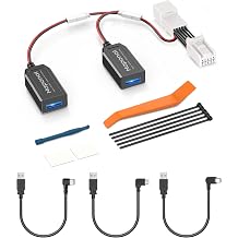 GPS Dash Cam Power Adapter10 Pin Type Cwith Auto Dimming Rearview Mirror