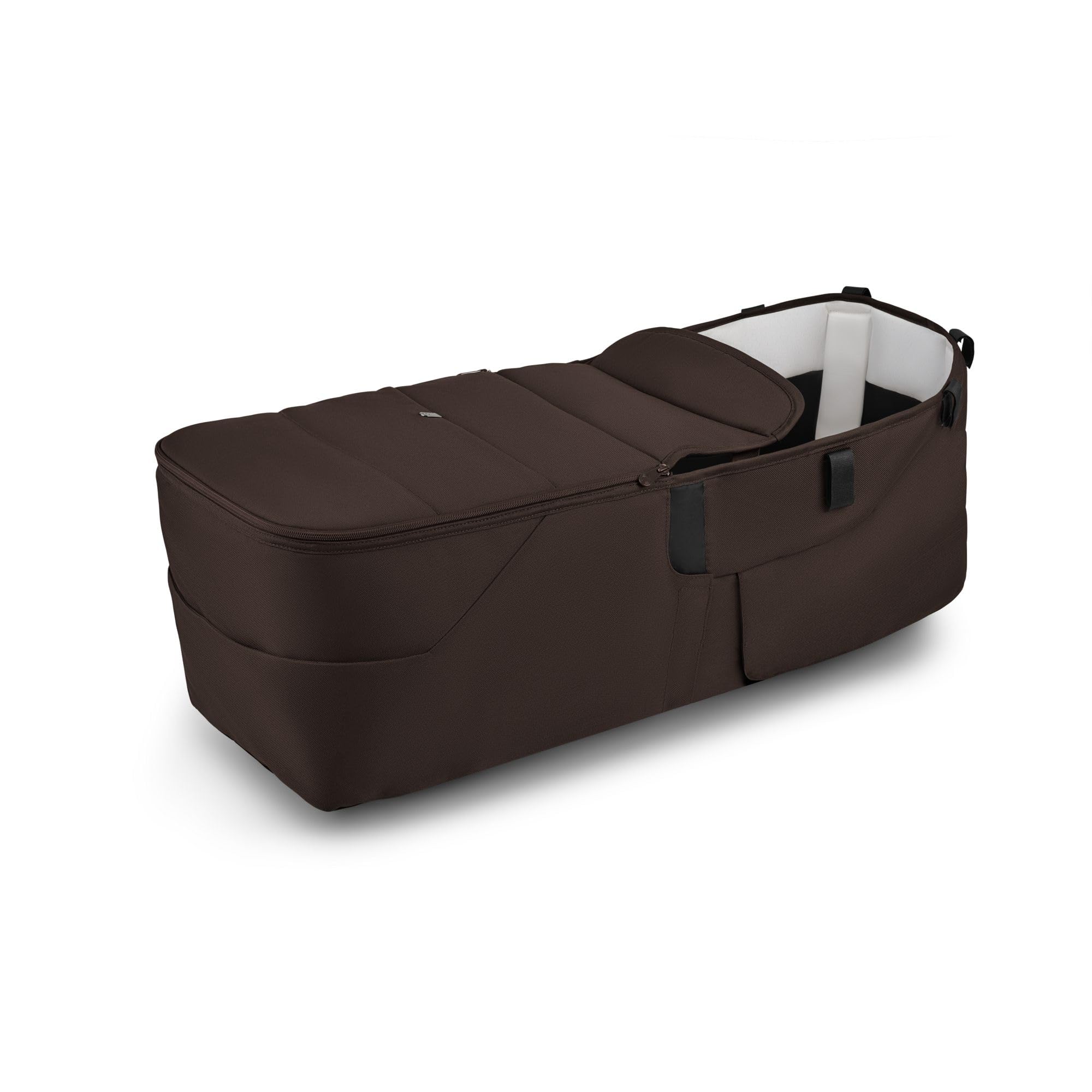 Bugaboo Donkey 6 Kit d'habillages pour nacelles jumeaux, convertit la poussette Donkey 6 double en poussette jumeaux pour nouveau-né & enfant, design côte à côte, facilement convertible, Cocoa Brown