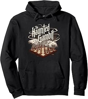 the haunted gambit, halloween chess Pullover Hoodie