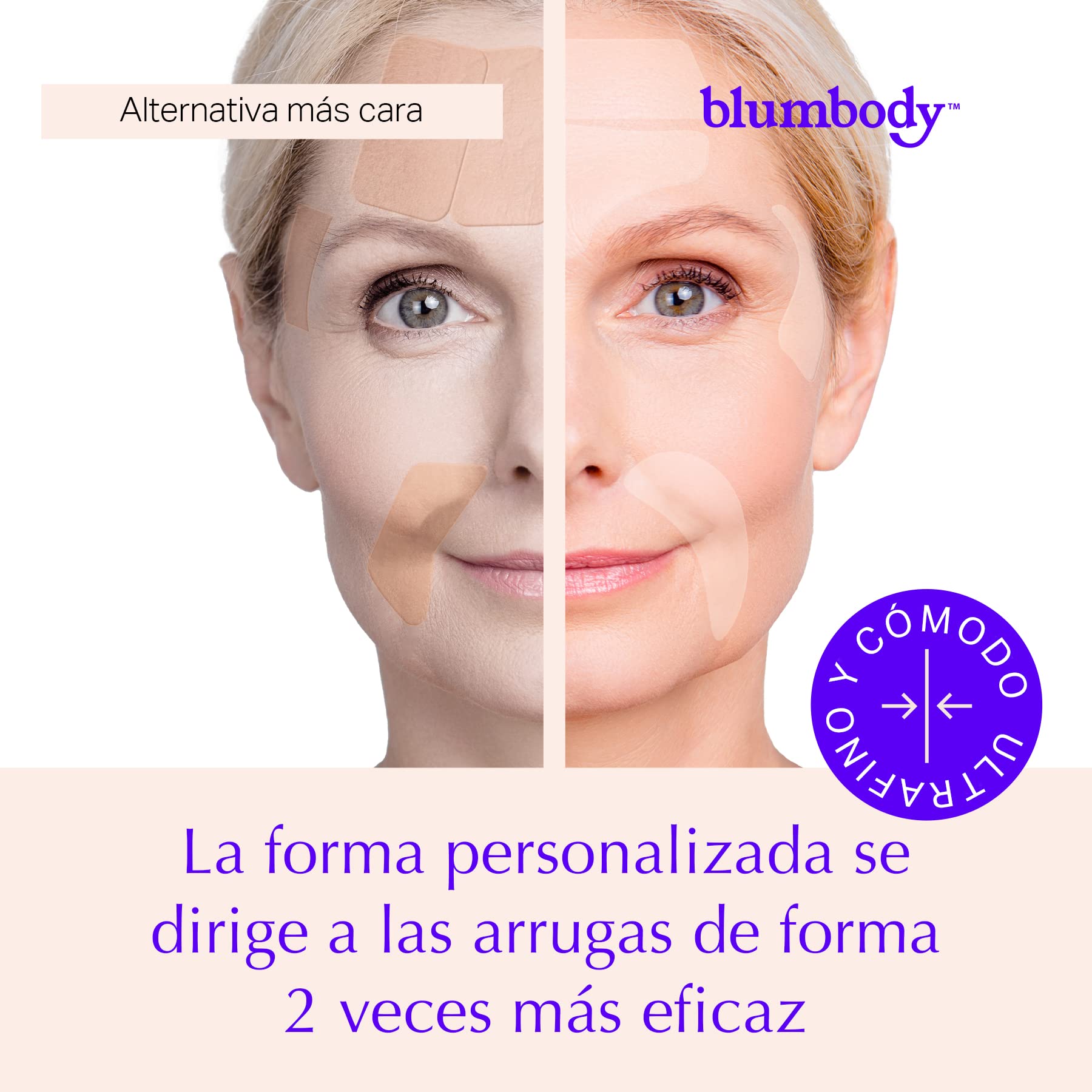 Parches para las Arrugas de Cara - Almohadillas para Suavizar e Hidratar la Piel de Ojos, Boca y Frente - Antiarruga Faciales Durante la Noche - Antienvejecimiento, Alternativa al Botox (165 uds)