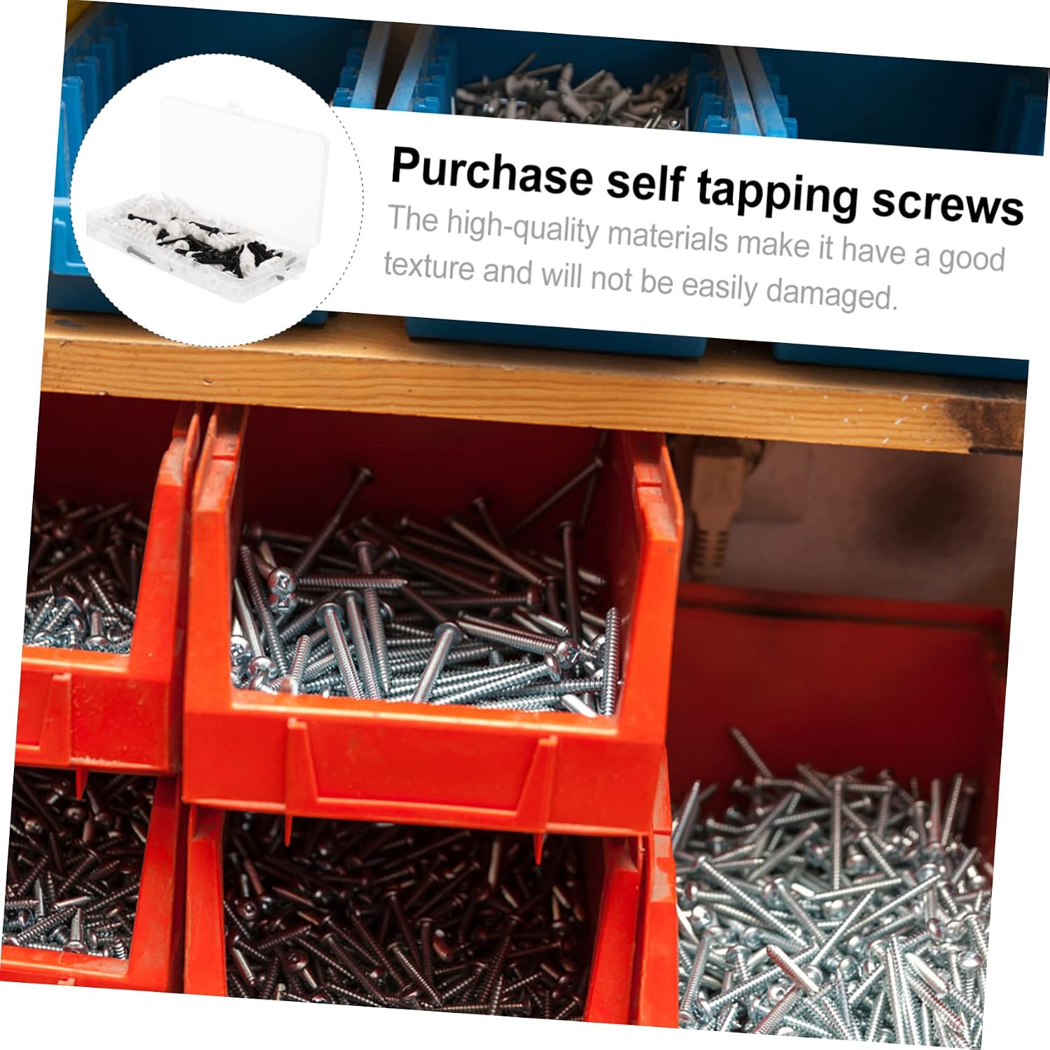 Nylon Drywall Anchors 100pcs Wall Expansion Screws White