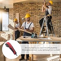 Vista 6 de 2 unids accesorio de ángulo recto destornillador eléctrico reparación dispositivo de esquina de 90 grados destornillador adaptador de enchufe