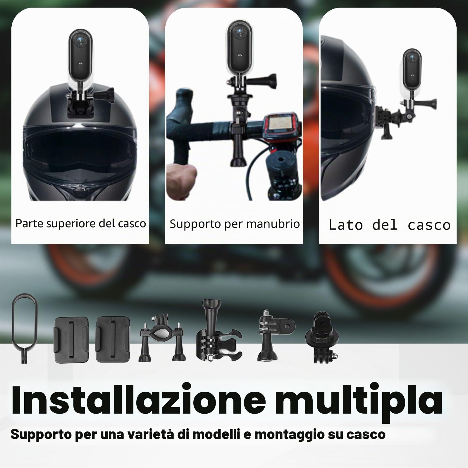 4K - Telecamera corpo 4K con tracciamento audio e video, impermeabile, magnetica e con clip a 360°, batteria da 120 minuti per ciclismo, passeggiate con animali (4K-P-64G)