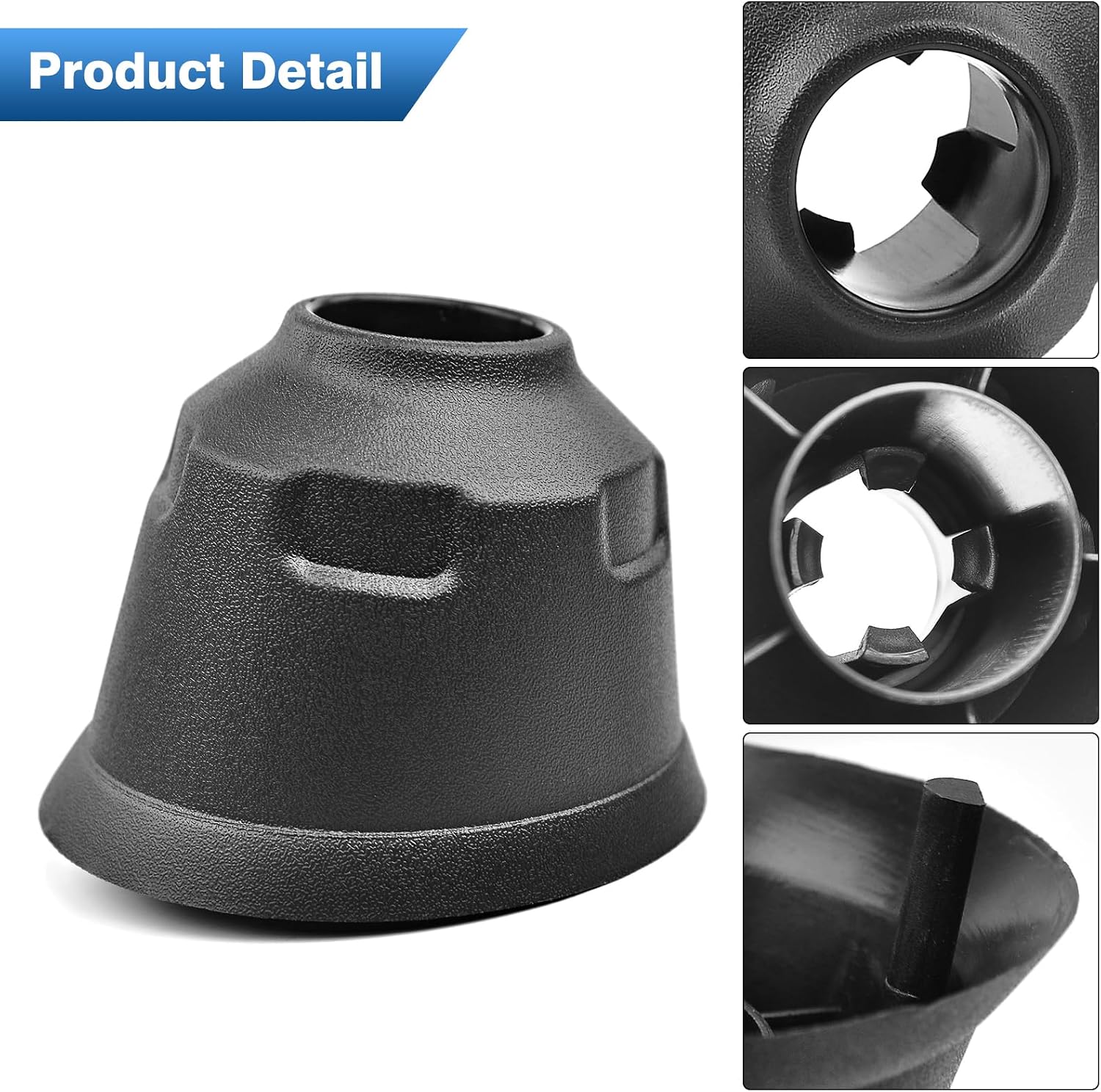 TOP-MAX Rear Cargo Door Bumper Magnet Cover for 2015-2019 Ford Transit, Transit Accessroies Replace for BK3Z-16758-C
