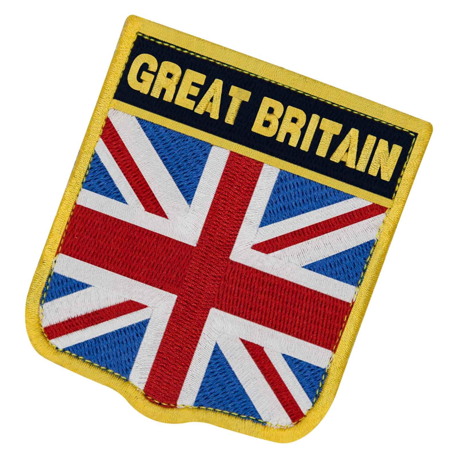 Union Jack Patch UK Flag Patch - Union Jack British Embroidered Iron/Sew On Badge, England GB National Pride Iron On Sew On British Badge - Foto 10