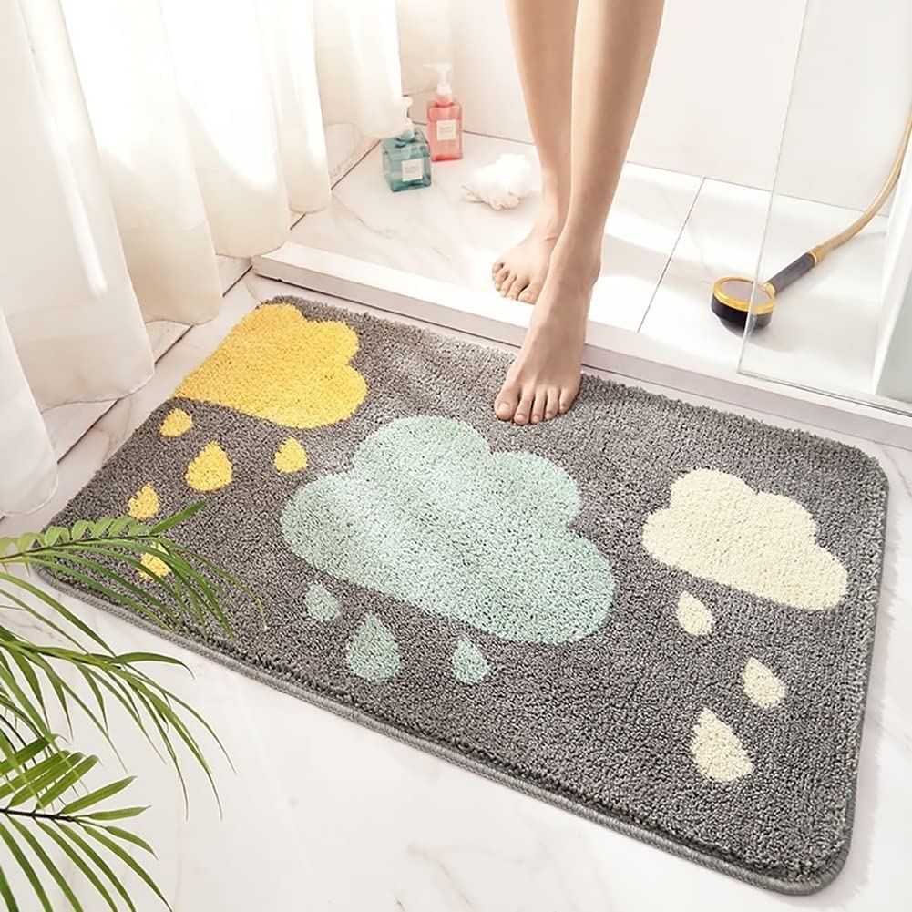 Alfombra de área Alfombra Alfombra de juego, Alfombras de baño 40x60 cm / 50x80 cm, Alfombras de baño extra suaves y absorbentes for lavado / secado, Ducha y baño (Color: B) ( Color : B , Tamaño : 40*