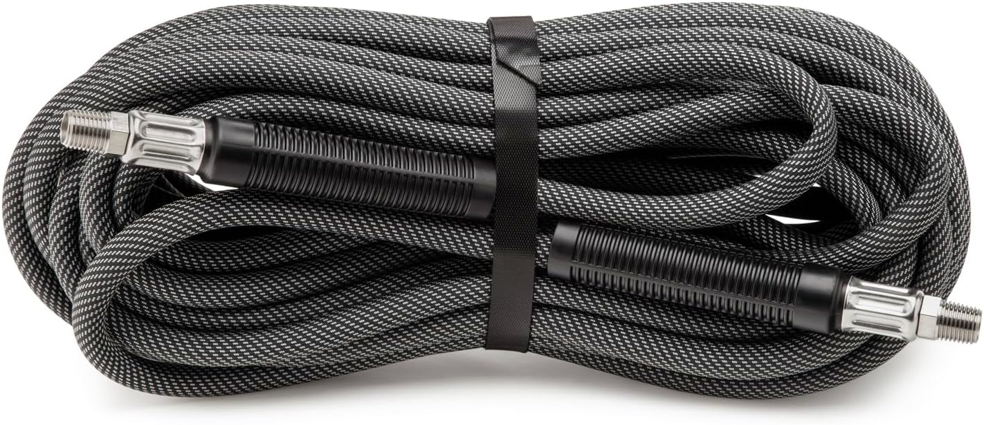 1600 Series 3/8" ID 400 psi Lightweight Swivel Ends Air Tool Hose Paint Gun Hose (50')
