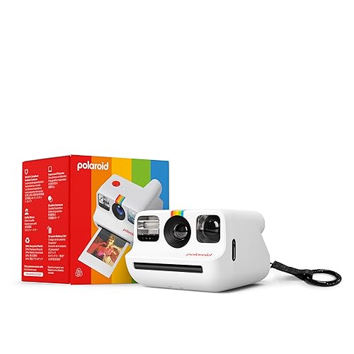 Polaroid Bundle Go Gen 2 White + Black Clip (6281) - White (Kit) - Camera + Film pack + Accessory