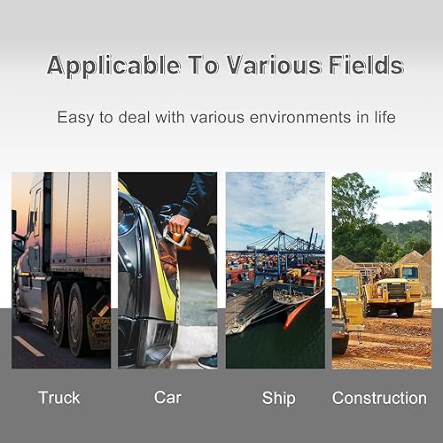 Miniatura 6 de SUPERFASTRACING Manguera de transferencia de combustible de 20 pies y 34 pulgadas de diámetro con conector giratorio de manguera de combustible de